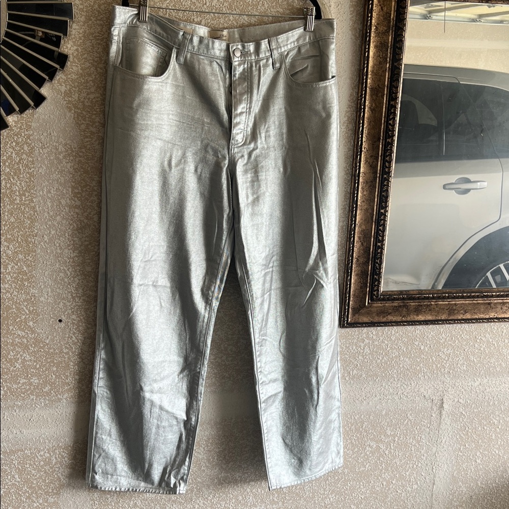Universal Thread Shimmering Silver Jeans
100% Cotton
Size 14R